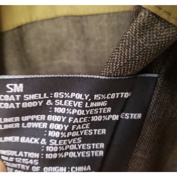 NWT London Fog ladies olive green button up trench coat jacket size small - Picture 8 of 12